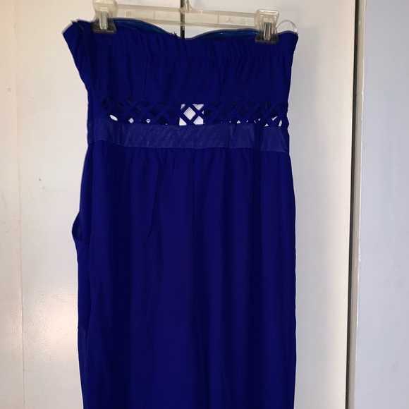 Blue jumpsuit - Picture 2 of 2